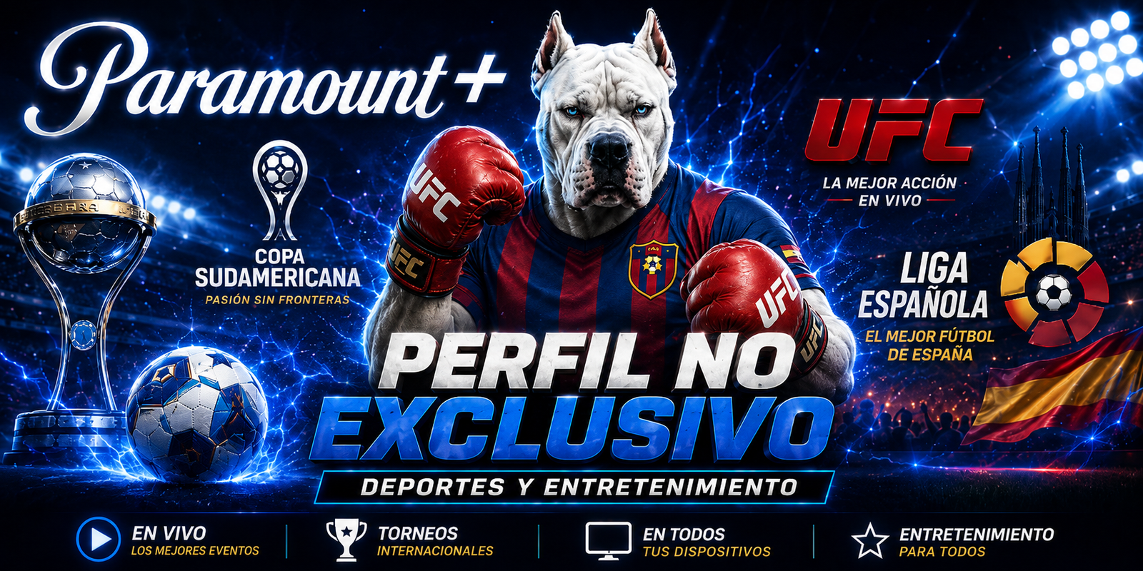 PARAMOUNT PERFIL NO EXCLUSIVO  X 30 DIAS
